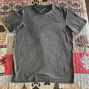 Adidas Men's Gray Lightweight Short Sleeve T-Shirt Size Large